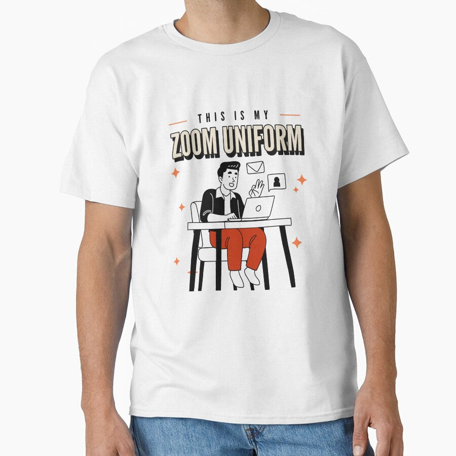 This Is My Zoom Uniform Productivity Work From Home by LamountTees