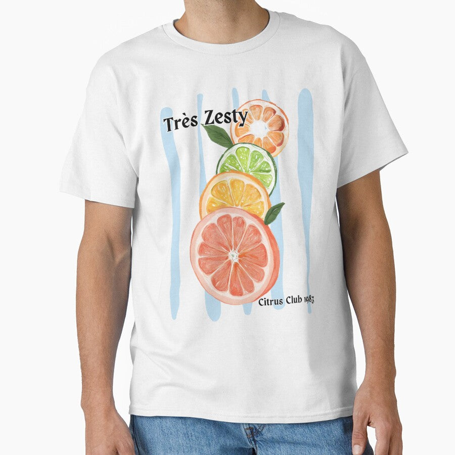 Vintage Citrus Fruit Design – Retro Orange Lemon Lime Slice Summer Vibes by CottonandQuill