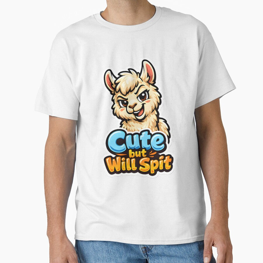 Cute but Will Spit – Funny Llama Veterinary Humor Design by Bettybee00