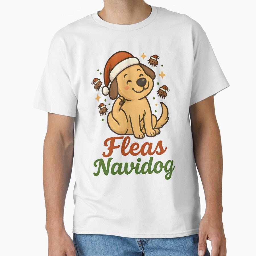 Fleas Navidog – Funny Christmas Dog Design for Vets and Pet Lovers by Bettybee00