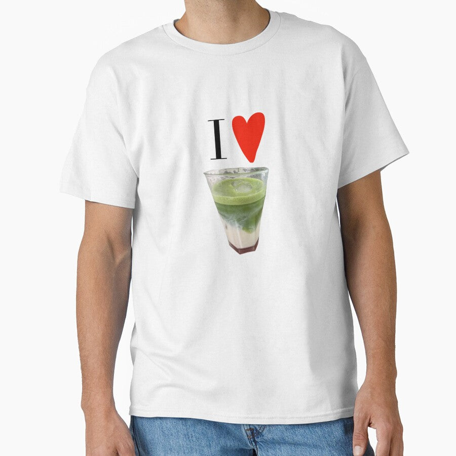 Aesthetic I Heart Matcha Design by lucyjohnsn