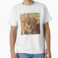 Fluffy Hairy Highland cow head Highland cow face by FarmsteadAcers