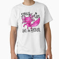 Cute Pink Axolotl Smile by badlydrawnbabe