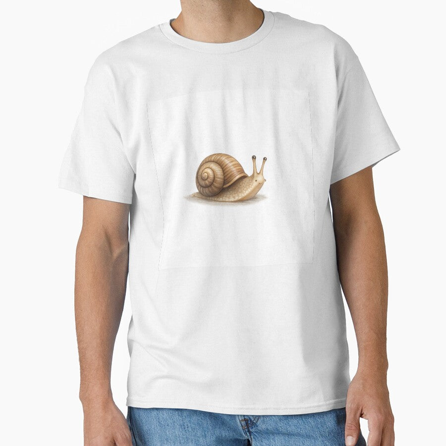 Gentle Garden Snail Illustration by GeoWild Designs