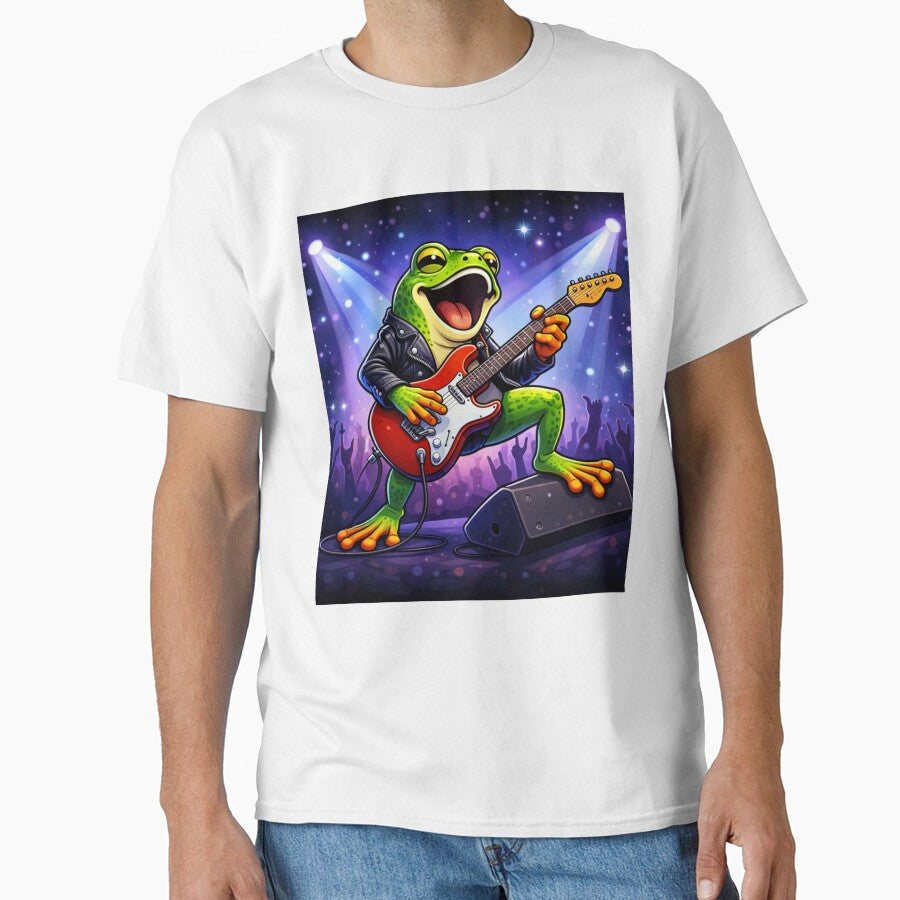 Rockstar frog on stage by FroggyOnly