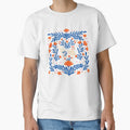 Blooming Chicken - blue and orange by wackapacka
