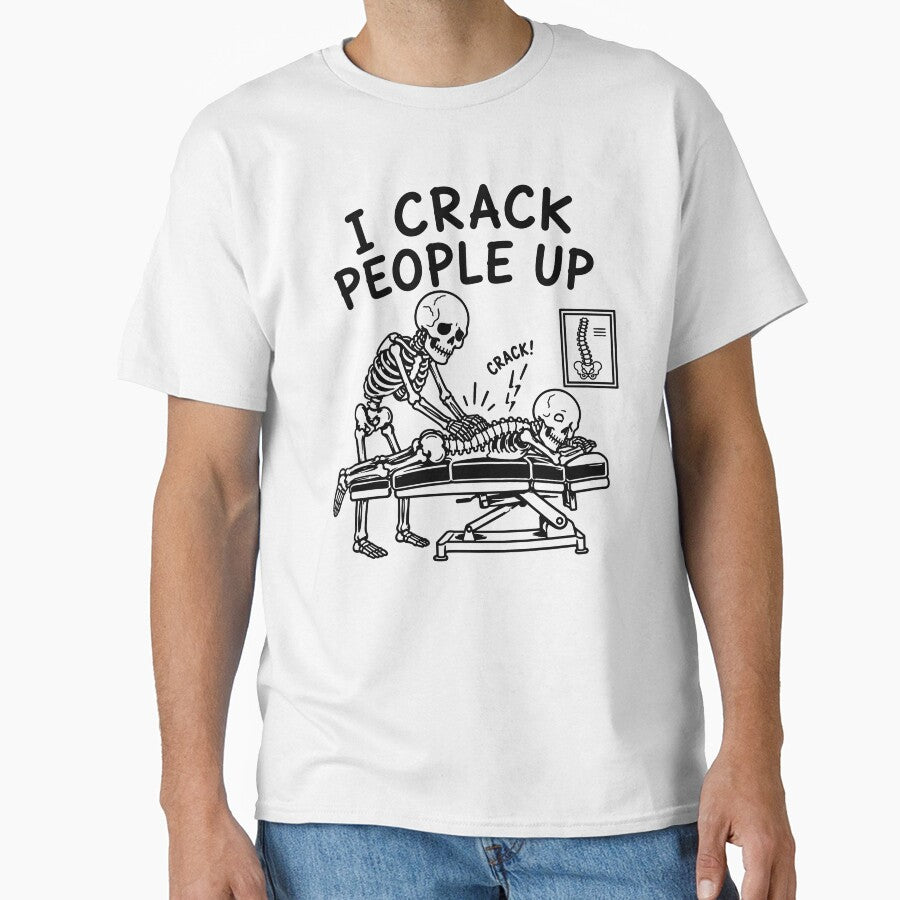 I Crack People Up Funny Chiropractic by gunaone-design