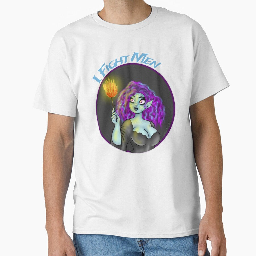"I Fight Men" Fire Fairy by SquishyBeeArt