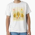 Cute Bee Picnic – Whimsical Bumblebee Gathering with Honey & Fruit by Zee's Whimsical Wonders