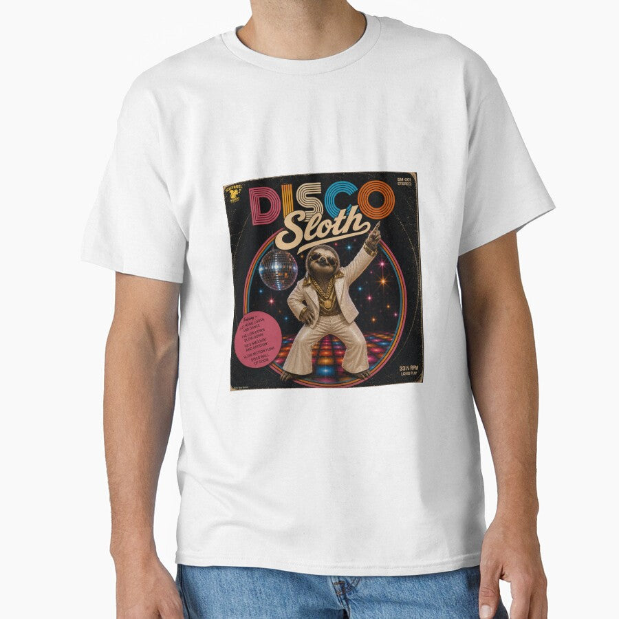 Vintage Disco Sloth Album Cover by MissTerryWoman