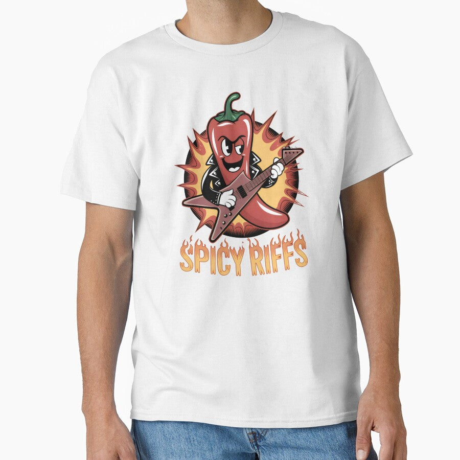 Spicy Riffs, Rockin' Chili Pepper, Funny Hot Rock Band by Prime-Studio