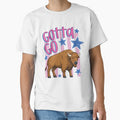 Gotta Go Buffalo Funny Western Cowgirl Shirt Girly Western Aesthetic Bison Graphic by kiralynstration