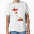 Cute Frogs on Toadstools by gildedfinches
