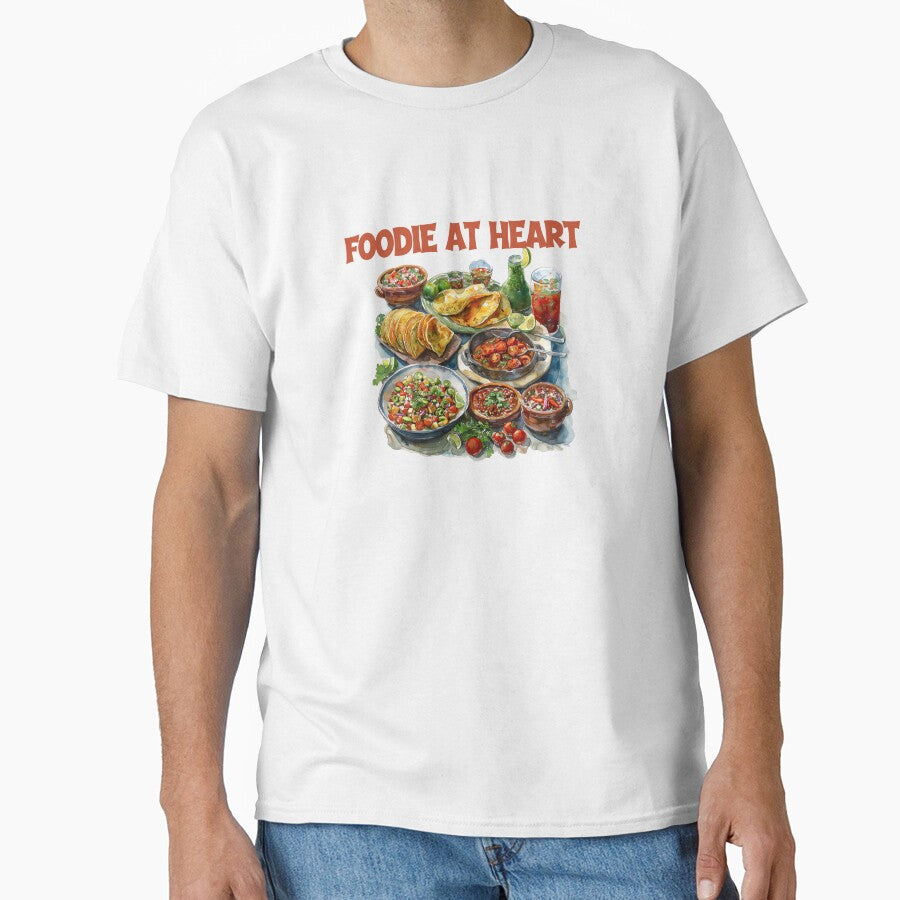 Foodie at Heart – Mexican Food Lover Shirt by Maggiepeshop