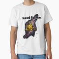 Need Space Shirt – Social Battery Low Funny Introvert Aesthetic Tee by DesignTeamHub