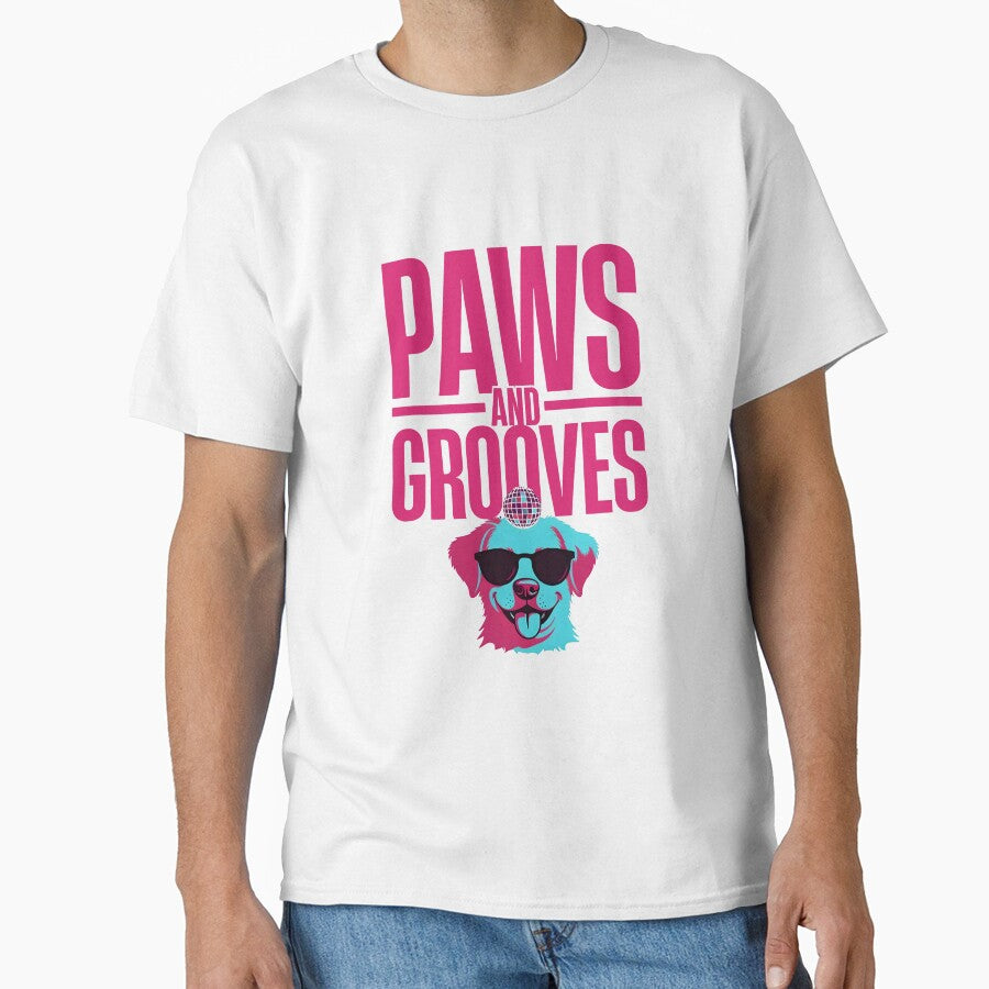 Paws And Grooves Retro Disco Dog by Dazzle-Sizzle