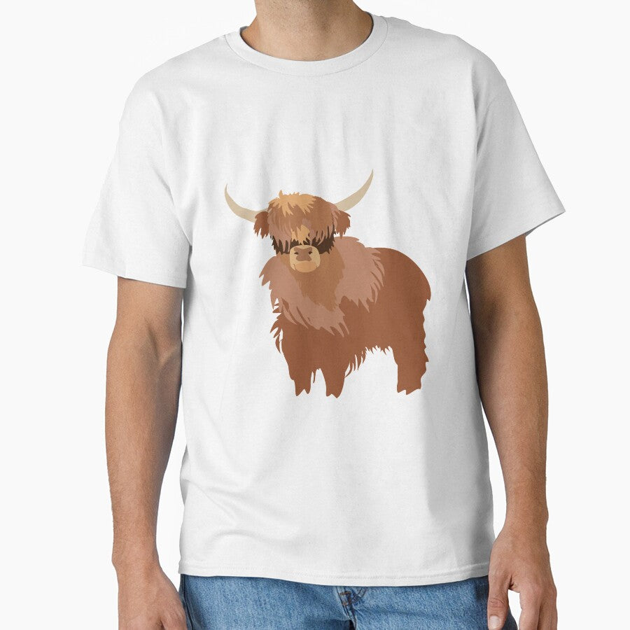 Fluffy Highland cow by orangerinka