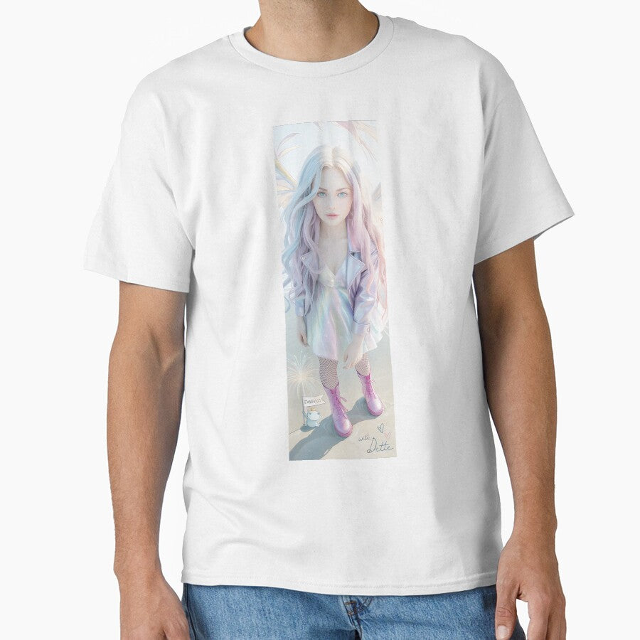 Pastel Fairycore Galaxy Dreamer Art by Steven Howard