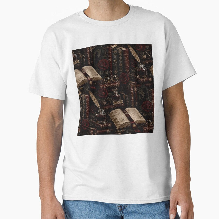 Vampire Literature Dark Romance Library Seamless Luxury Aesthetic by StickyGuys