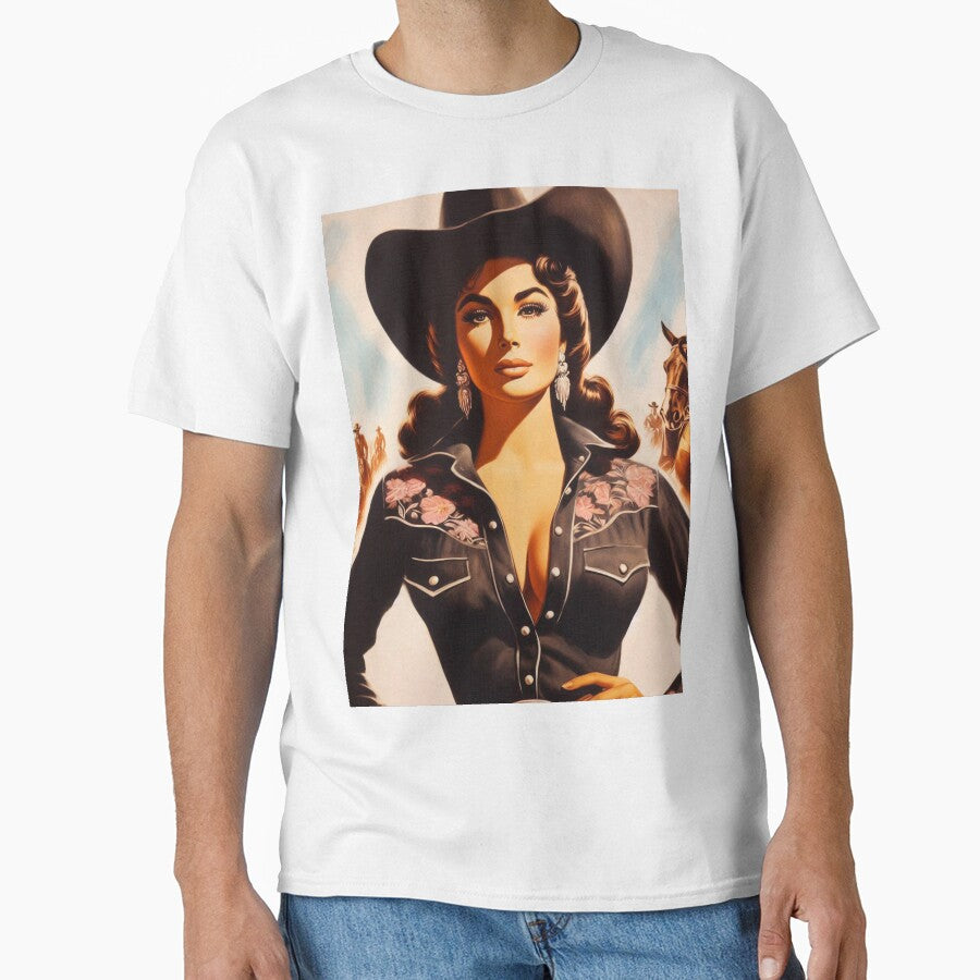 Vintage Western Pin Up by PulpVintage