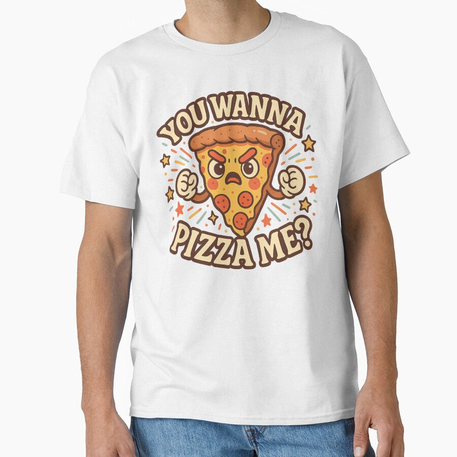 You Wanna Pizza Me? – Funny Angry Slice Pun by GirlyPopped