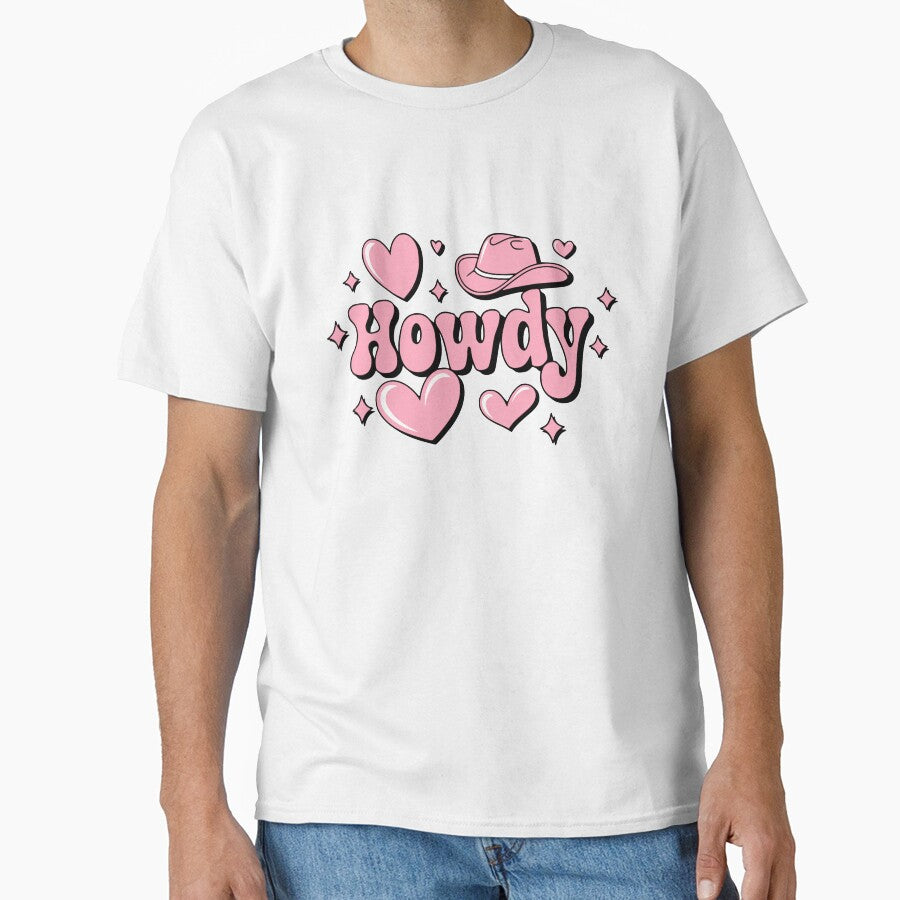 Howdy! Pink Howdy Cowboy Hat by PMCreative
