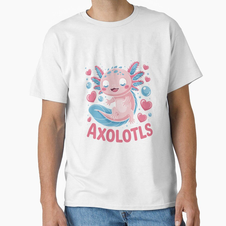 Just a Girl Who Loves Axolotls Cute Animal Lover by Gogetgiggles
