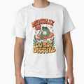 Retro Frog on Mushroom – Mentally Off Do Not Disturb Funny Summer Vintage Aesthetic T-Shirt Design by Fantasy Cache