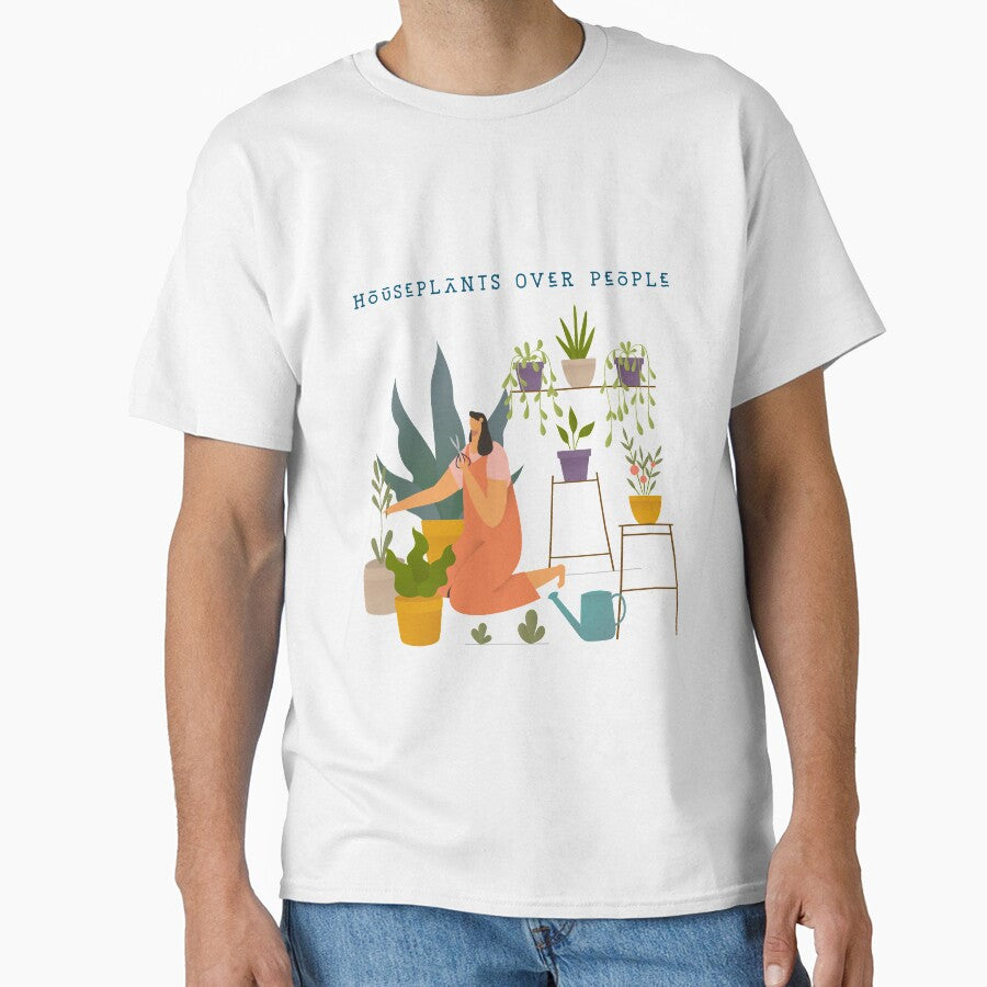 Houseplants Over People Apparel by KeepPlantsHappy