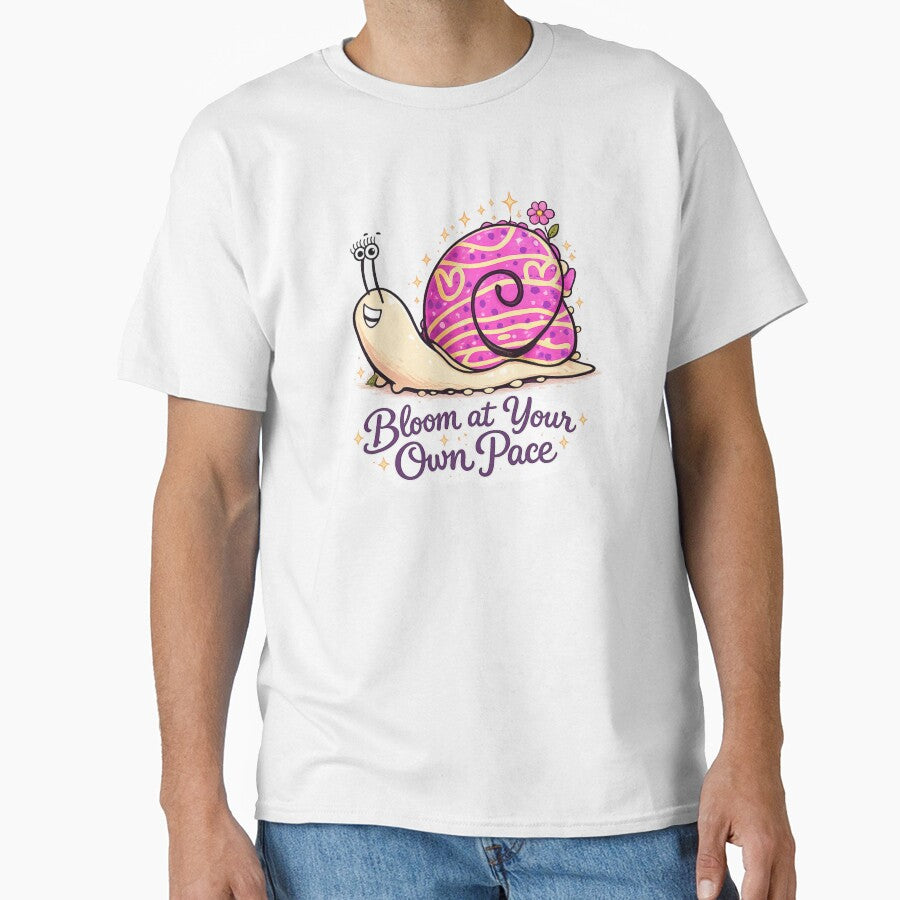 Bloom at your own Pace Snail art by Shells Designs