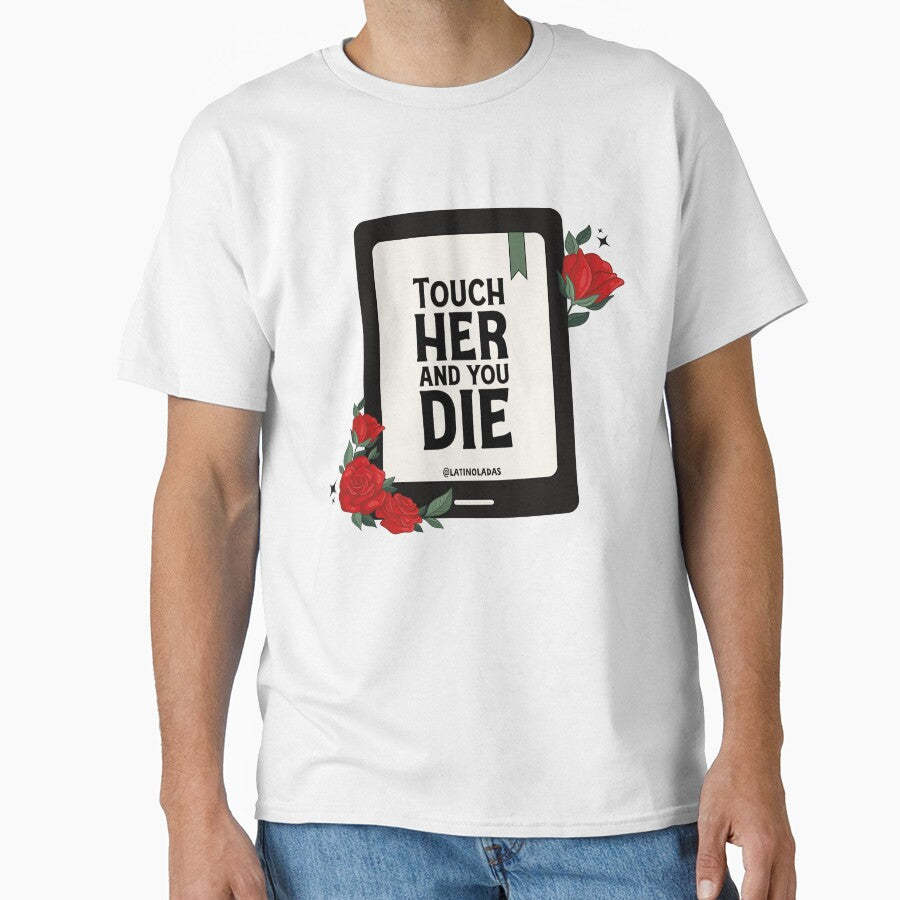 Touch Her And You Die / Dark Goth Romance Bookish Kindle by Latinoladas