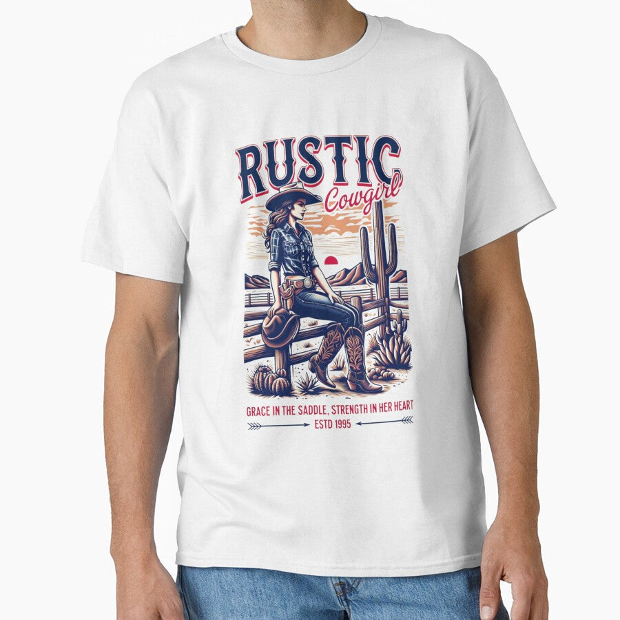 Rustic Cowgirl Aesthetic - Western Style Vintage Design by Colorful-Garden