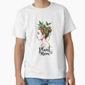 Plant Mom Houseplant Lady Portrait Botanical Illustration by Abe Studio
