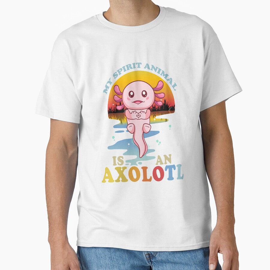 My Spirit Animal Is An Axolotl - Cute Amphibian by MoSaid