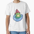 Mushroom frog on lilypad by Cat-a-tonic