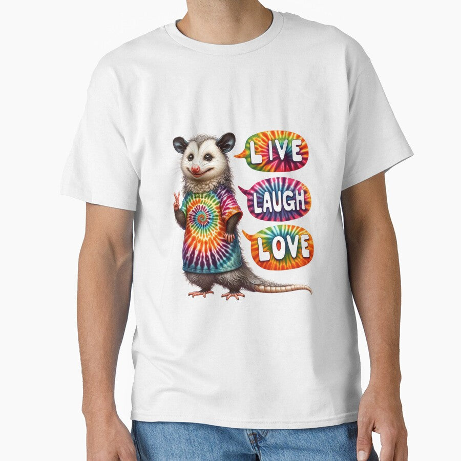 Opossum Live Laugh Love by ColorMarketNew