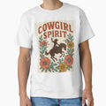 Cowgirl Spirit – Vintage Western Floral Cowgirl Design by WonderGrace