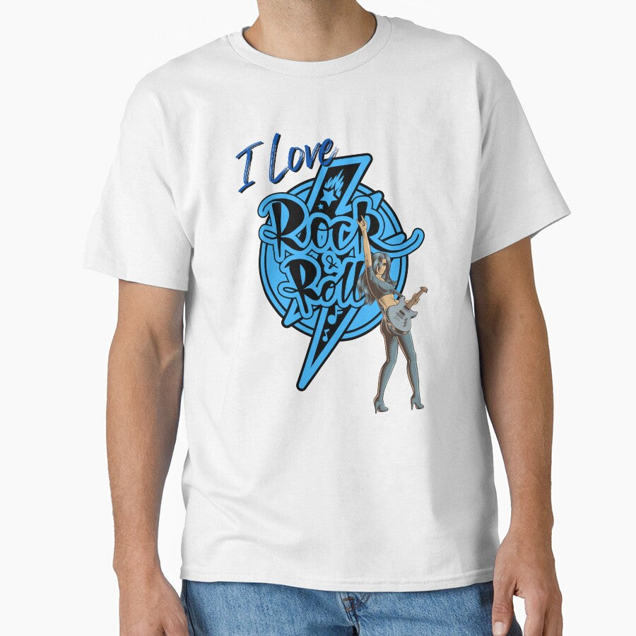 I Love Rock & Roll - Lt Blue, Light by Mean-Musician