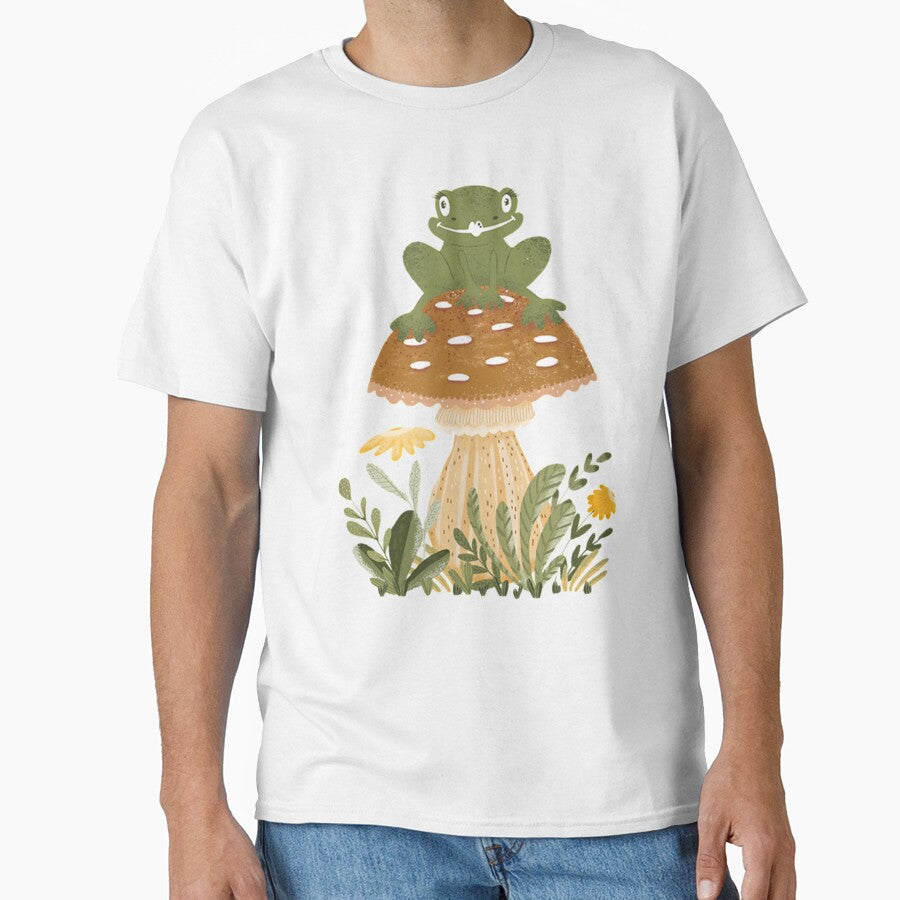 Core Frog Sat On A Forest Mushroom by GatheringPlace
