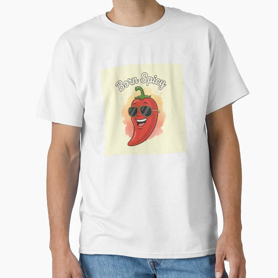 Born Spicy - Cool cartoon Chili pepper by mayatA-rt