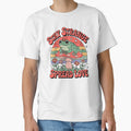 Whimsical Frog on Mushroom Retro Stay Strange Spread Love Design by love3617