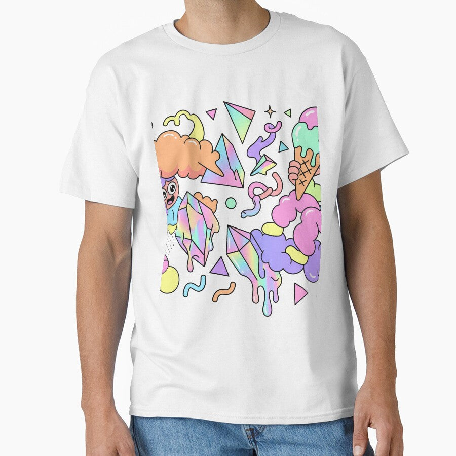 Icecream Cute Kawaii Tea Time Dreamland Picnic Art by ART ATTACK ZONE