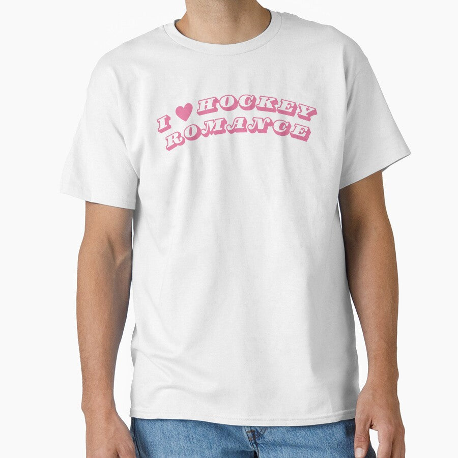 I Love Hockey Romance - Pink by BecomingBookish