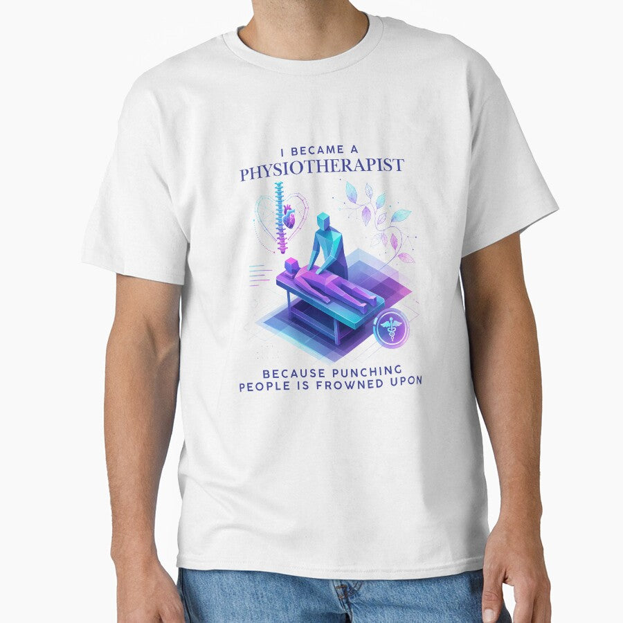Physiotherapist Funny Quote Modern Isometric Low Poly by Marcelina28