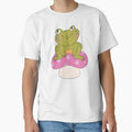 Hoppy the Frog on Toadstool (Purple) by yellowflowerhut