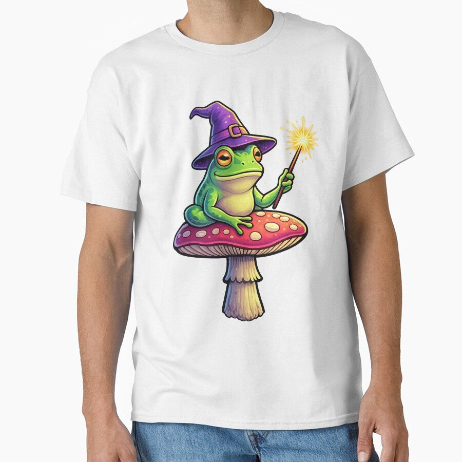 Wizard Frog on Toadstool by redsharkuk
