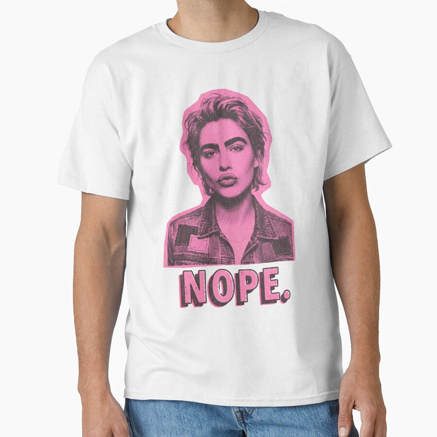 Nope Bold Punk Print by Ortsas