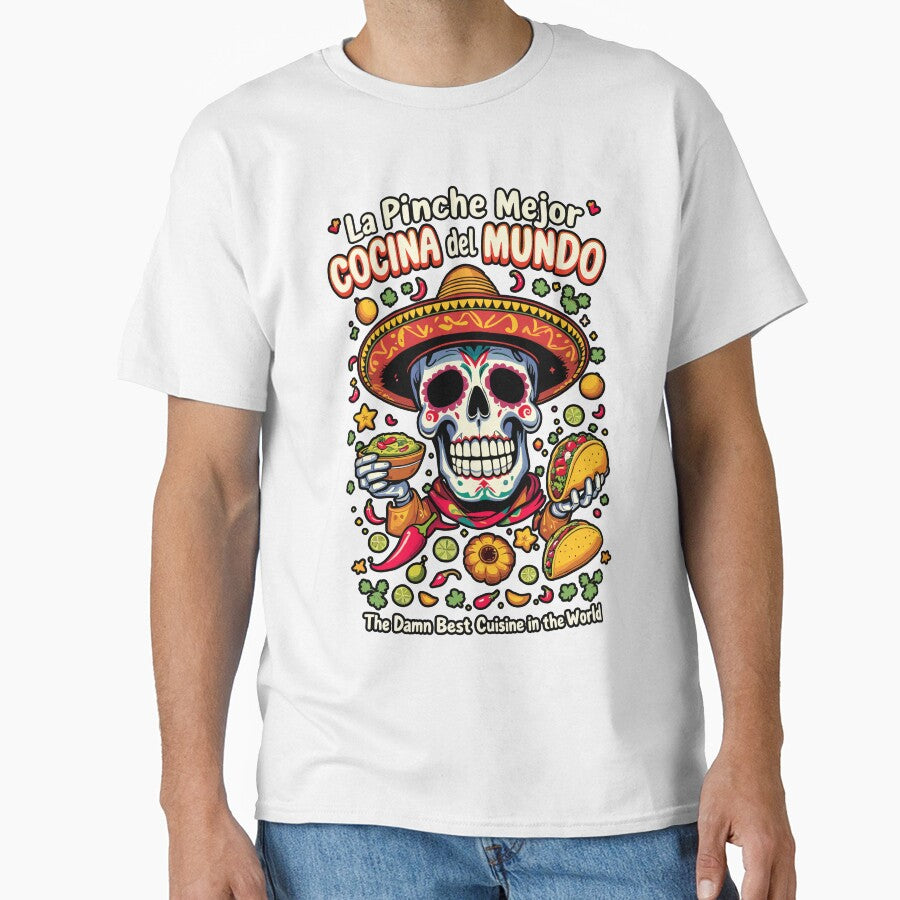 La Pinche Mejor Cocina del Mundo – Spicy Food Skull Fiesta by BeamiCreations