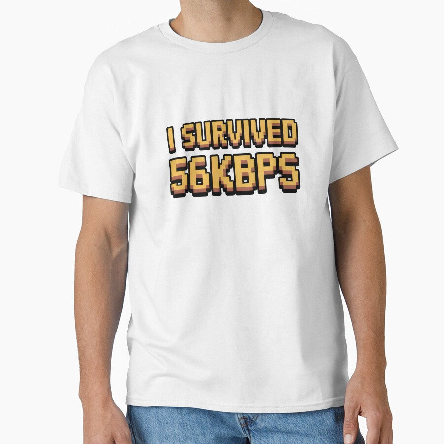 I Survived 56Kbps | Retro Internet Dial-Up Pixel Art by Altered Pixels
