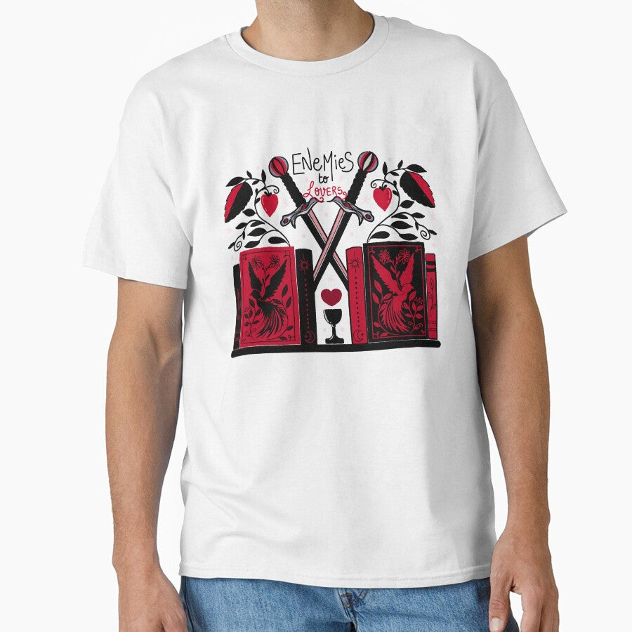 Enemies to lovers bookish design by BosskaDesign